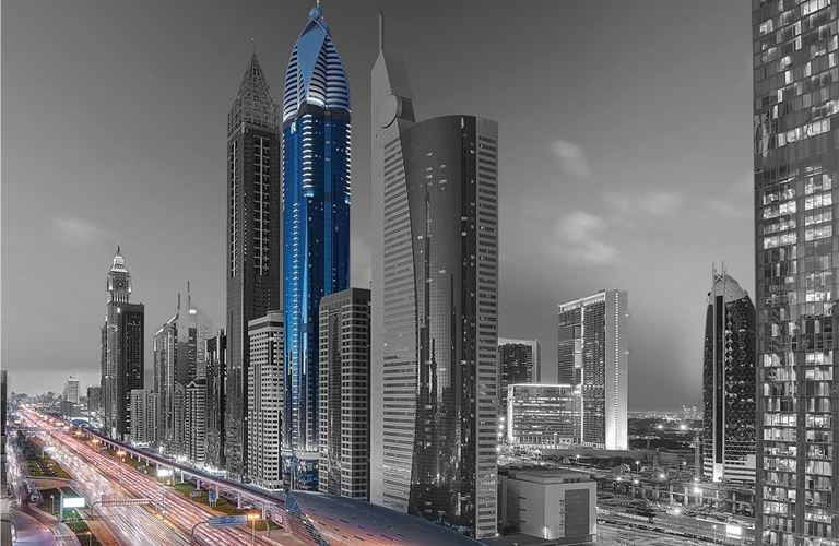 Rose Rayhaan by Rotana Hotel, Sheikh Zayed Road, Dubai, United Arab Emirates, 1